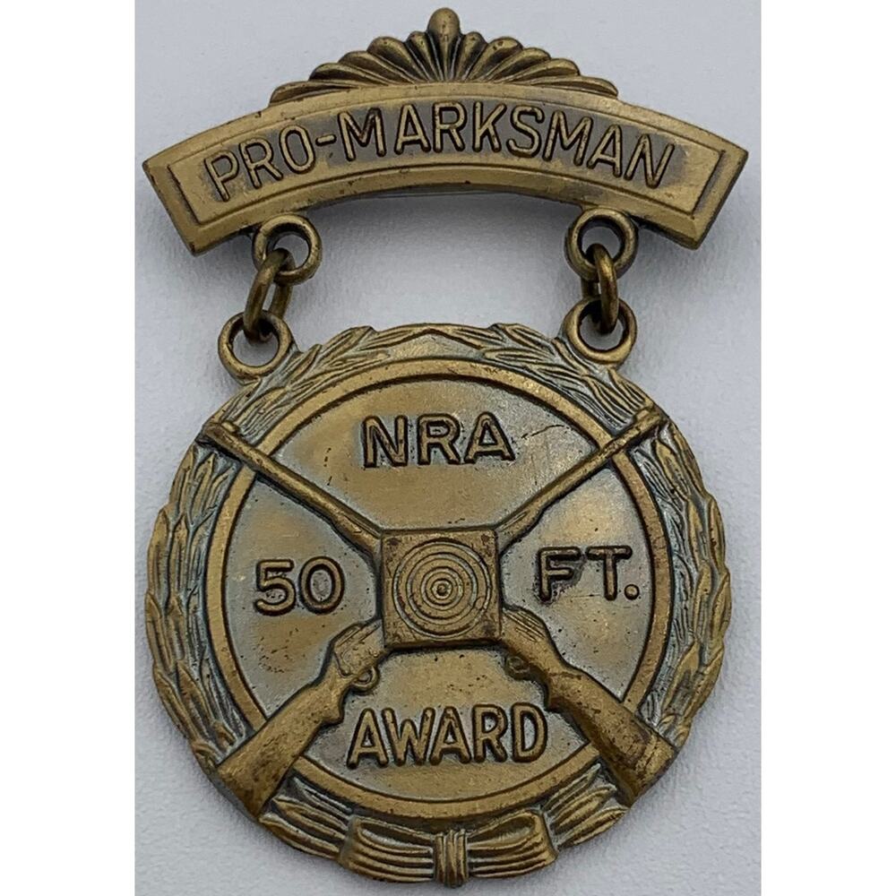NRA National‎ Rifle Association Pro-Marksman Sharpshooter 50FT Award